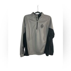 Harley-Davidson‎ men’s gray and black 1/4 zip heavy pullover size large